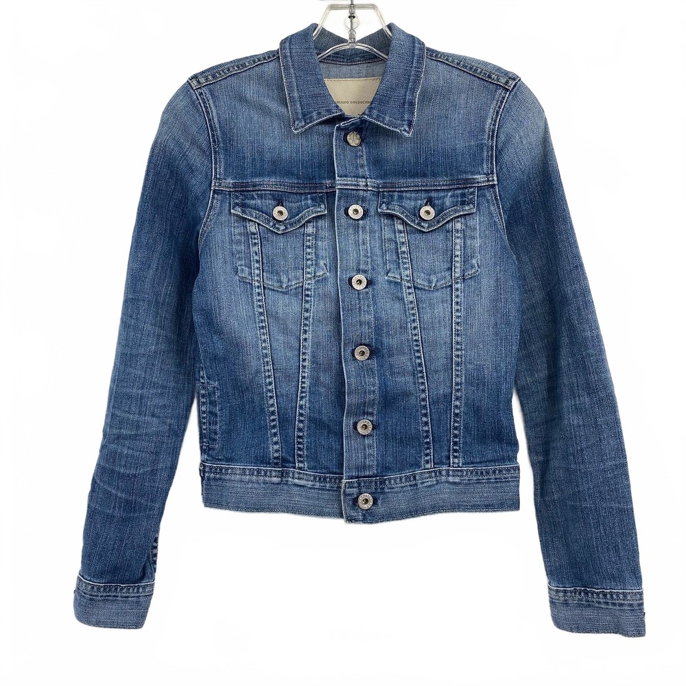 Ag Adriano Goldschmied Blue Denim Jacket Robyn jacket | Womens S